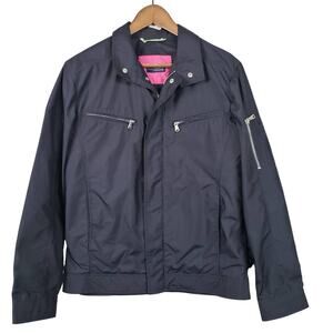 Edo Popken of Switzerland Rain Jacket Sport Weather Casual Coat Navy Blue - XS